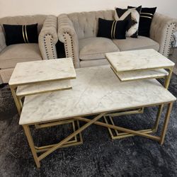 4 Side Table And 1 coffee table In real Marvel 