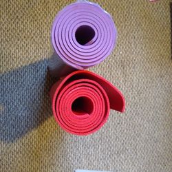 Yoga Mats Eva Foam Pad Mat Non Slip Exercise Rubber Grip 