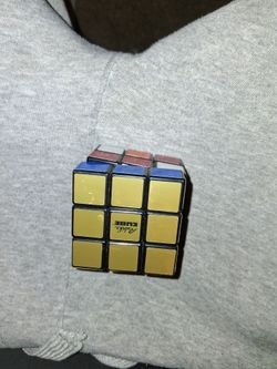 Gold Rubix cube