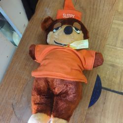 Vintage Travelodge Sleepy Bear Stuffed Animal Original Tag 