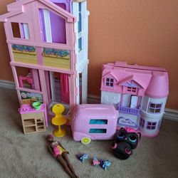 Barbie Doll House And Other Houses, Accessories 