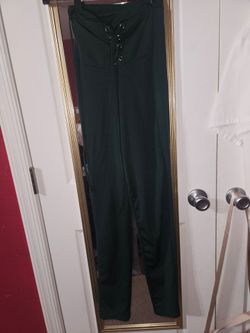 (Small), cow neck, hip-high waist pants, Bags
