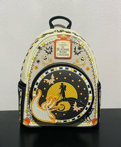 Loungefly Disney The Nightmare Before Christmas Mosaic Mini Backpack