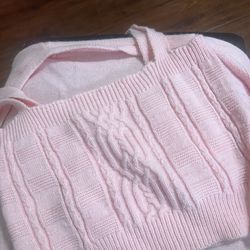 Shein Women’s Pink Cardigan Set Size Small