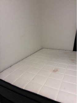 King mattress and bed frame