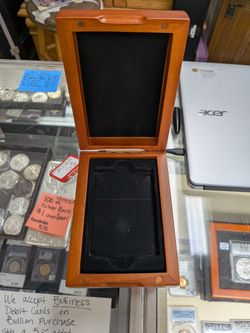 Solid Wood/Windowed Coin or Jewelry Cases Boxes $5 each