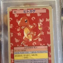 1995 Topsun Blueback Charmander PSA 8