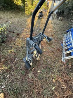 Heavy Duty Hand Truck Dolly 2 Wheel Steel Utility Cart Moving Warehouse