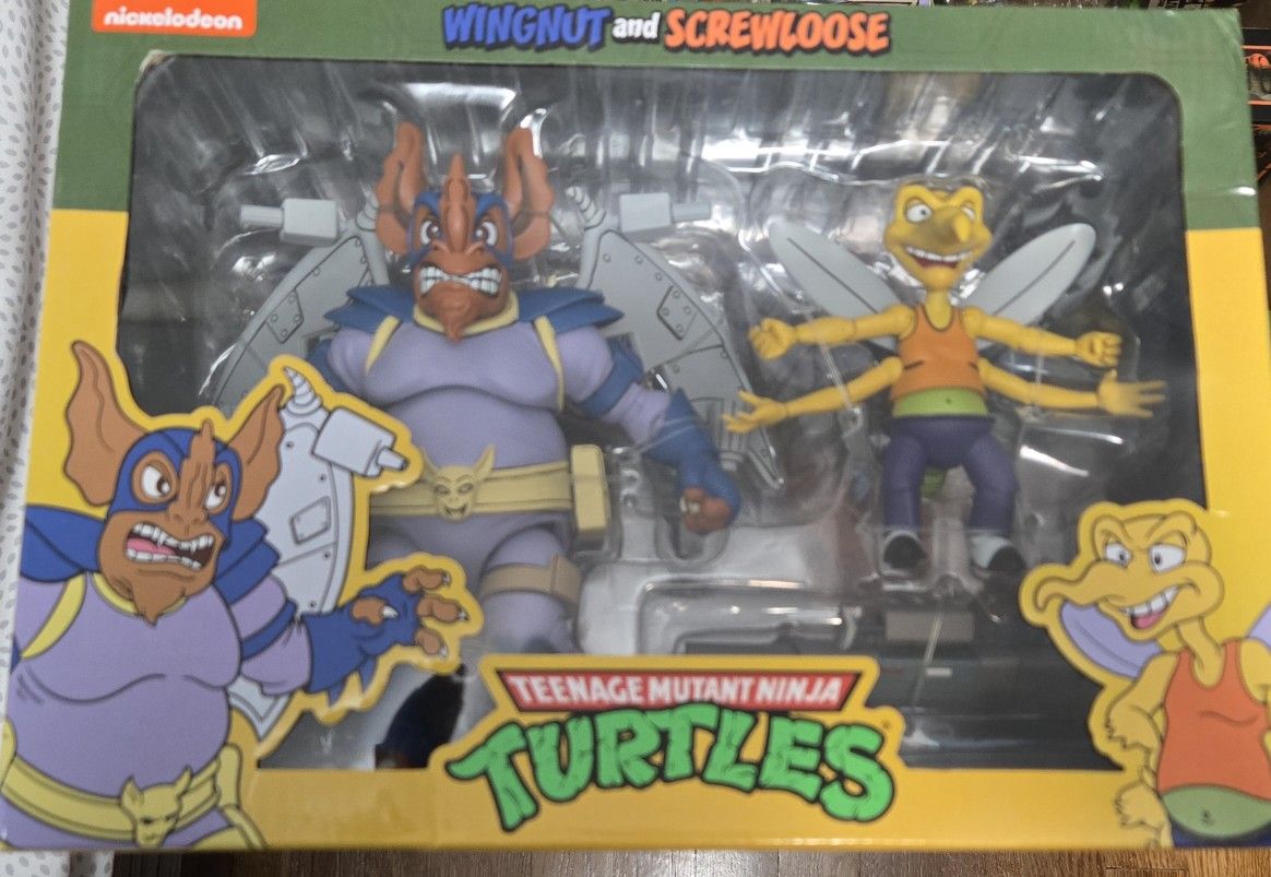 NECA TMNT Wingnut And Screwloose
