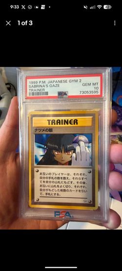 Sabrina gym 2 banned card!