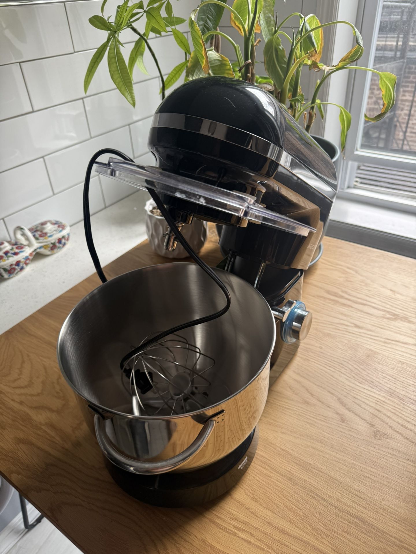 Aucma Stand Mixer,6.5-QT 6-Speed Food Mixer