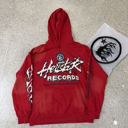 Red hellstar hoodie size xl brand new
