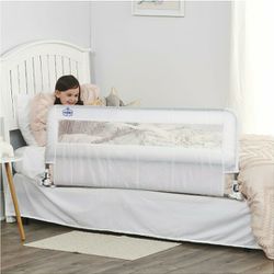 Regalo Hideaway 54-Inch Extra Long Bed Rail Guard, with Reinforced Anchor Safety System

