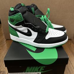 Brand New DS Nike Air Jordan 1 High Lucky Green Size 8
