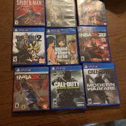 9 PS4 Games $164 For All 