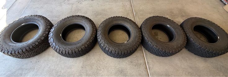 BFGoodrich KO2 35x12.50R17 Load Range E set of 5