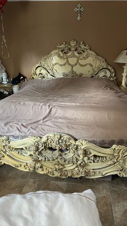 King Full master bedroom French Cherub Rose