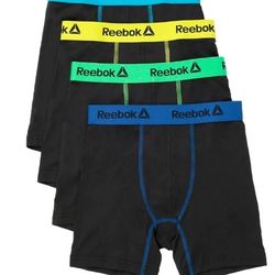 Brand New OPENED PACK Reebok Boys Boxers Briefs Size Small 