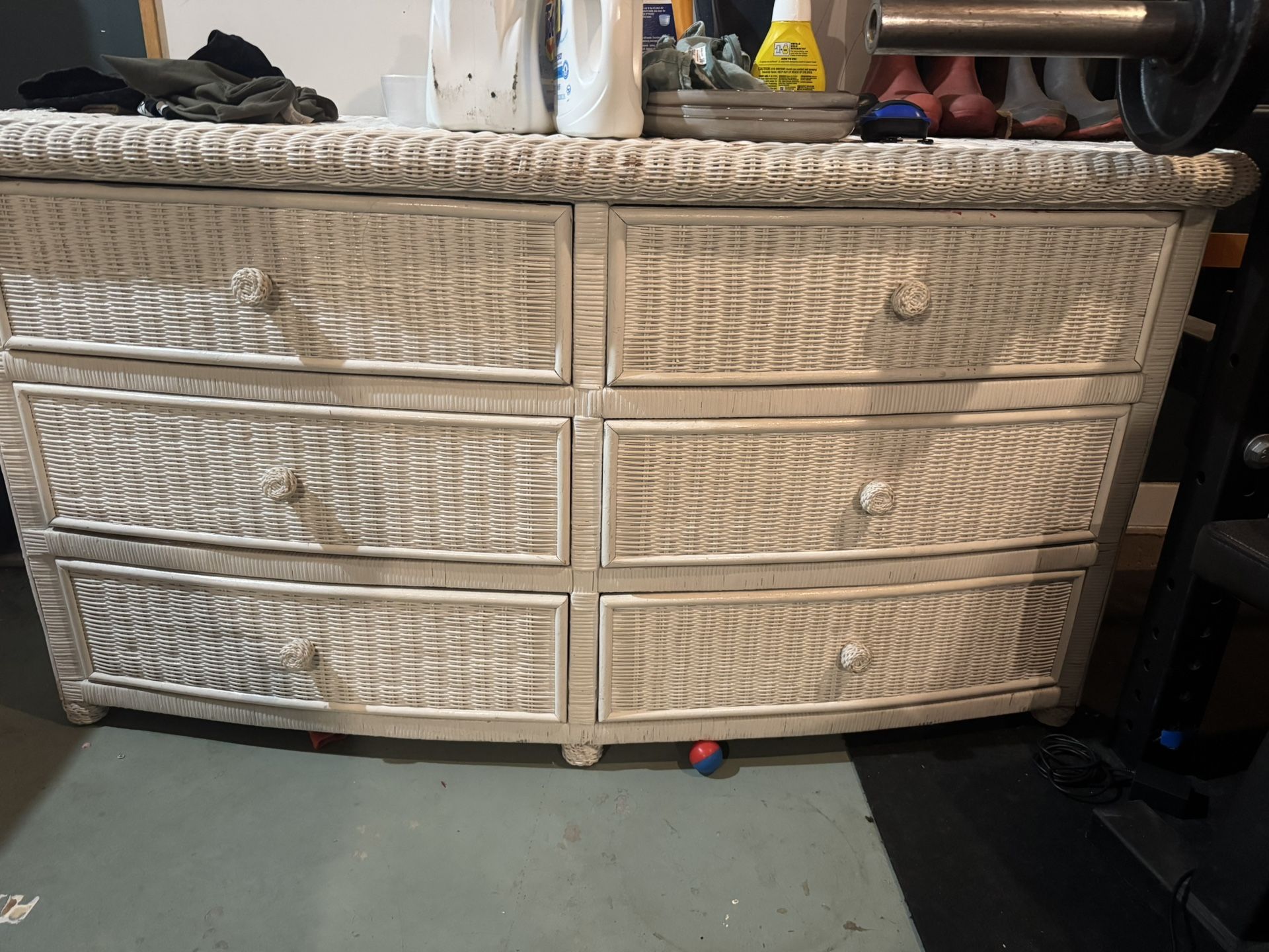 white dresser