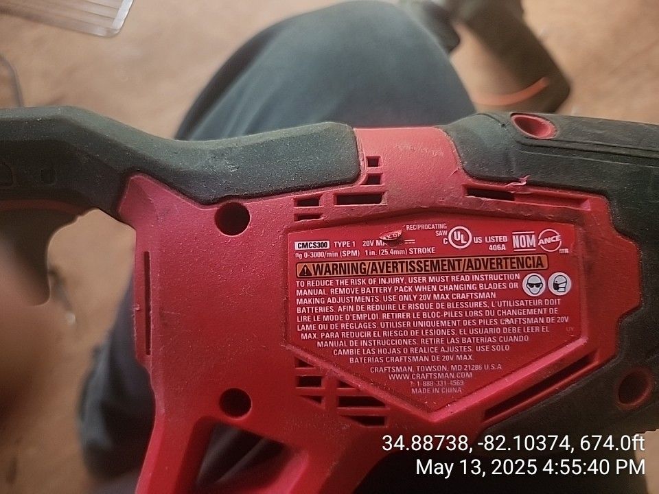 Craftsman Sawzall