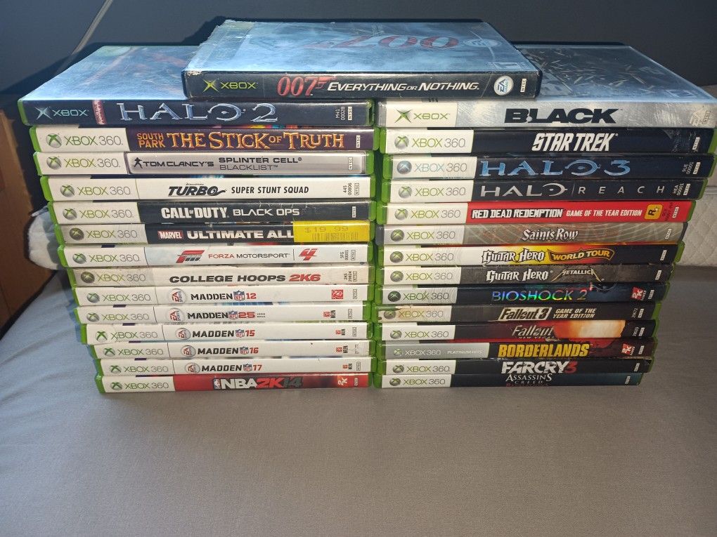 Huge Game Lot! (Ps2, Ps3, Ps4, Ps5, Xbox, Xbox 360, Xbox One, Nintendo Wii, GameCube)