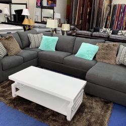 Sorenton Slate RAF or LAF Sectional /couch /Living room set