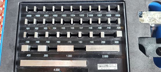 Fowler inch bore gauge setting master kit