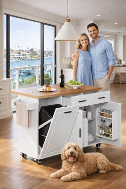 Brand New Luxury Kitchen Island  Cart 