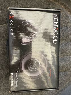 Kenwood 3.5 speakers excelon