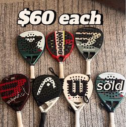 Premium Padel Racket Collection( READ DESCRIPTION)