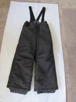 Pulse M, 4/5T Black Snow Bibs