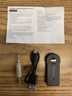 Auxiliary Bluetooth Music Receiver Bluetooth Car kit Handsfree talk