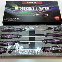 Vessel Iridescent Purple Screwdriver Set (rare)