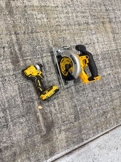 Dewalt brushless impact driver and skilsaw