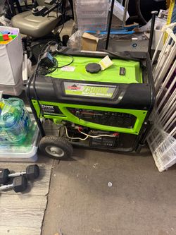 7500 Watt Generator dual fuel.