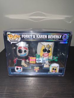 NEW IN HAND 3500 PCS LIMITED EDITION Forky & Karen Beverly Funko Pop 2-Pack Toy Story 5 Disney Pixar