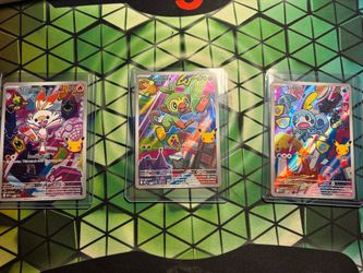 Pokémon Holo Cards Scorbunny Grookey Sobble Set