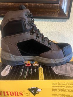 HERMAN SURVIVORS WITH STEEL TOE SIZE 7