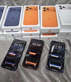 iPhone 17 pro max all colors unlocked open box and sealed