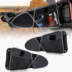 Polaris RZR XP 1000 900XC S900 Driver & Passenger Side Door Bags, with Knee Pads