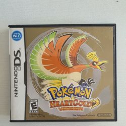 Pokemon Heart Gold CIB Authentic Nintendo DS 