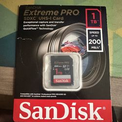 SanDisk Extreme PRO SDXC™ UHS-I Card 1TB