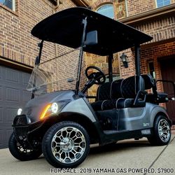 2019 YAMAHA GOLF CART EFI GAS POWERED