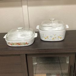 2.5 & 5 Qt Corning Ware $25. Each