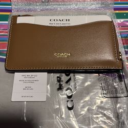 Coach Honey Brown Wallet 