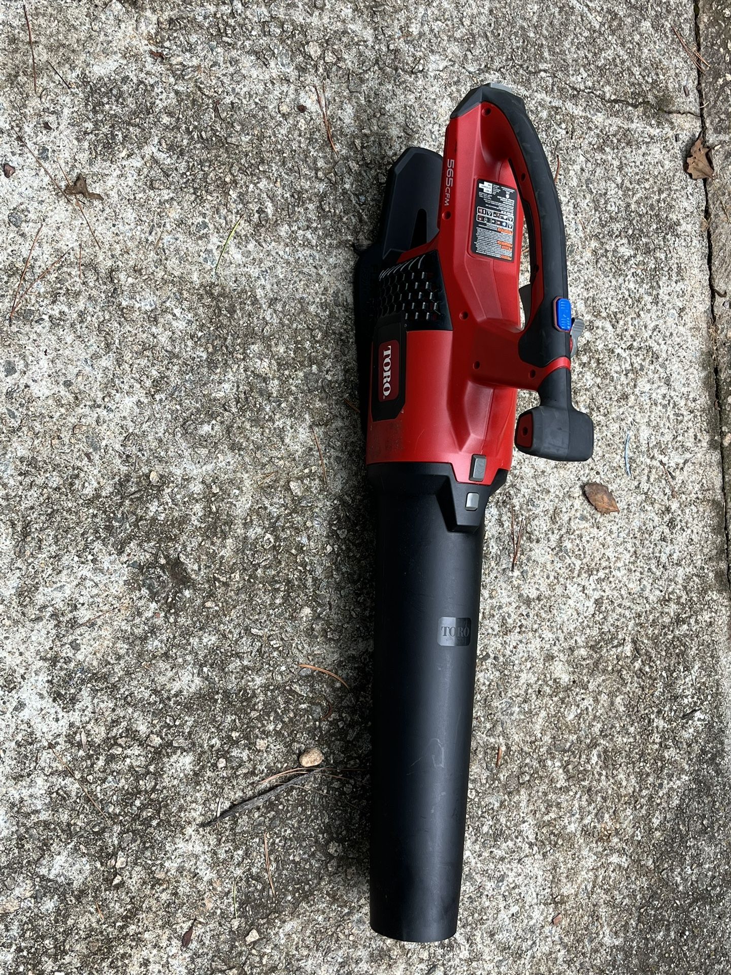 Toro Flex Force 60-Volt Max Brushless and Cordless Leaf Blower 565 CFM 40