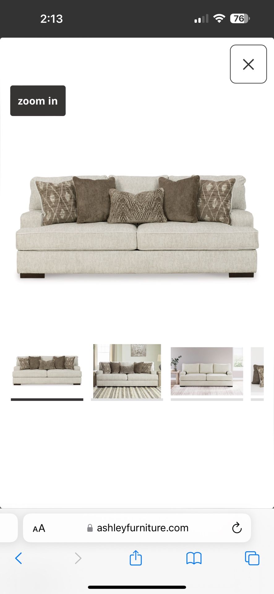 Sofa, Ottoman And Chair For Sale ! 