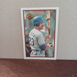 1989 Bowman Kirk Gibson Baseball Card