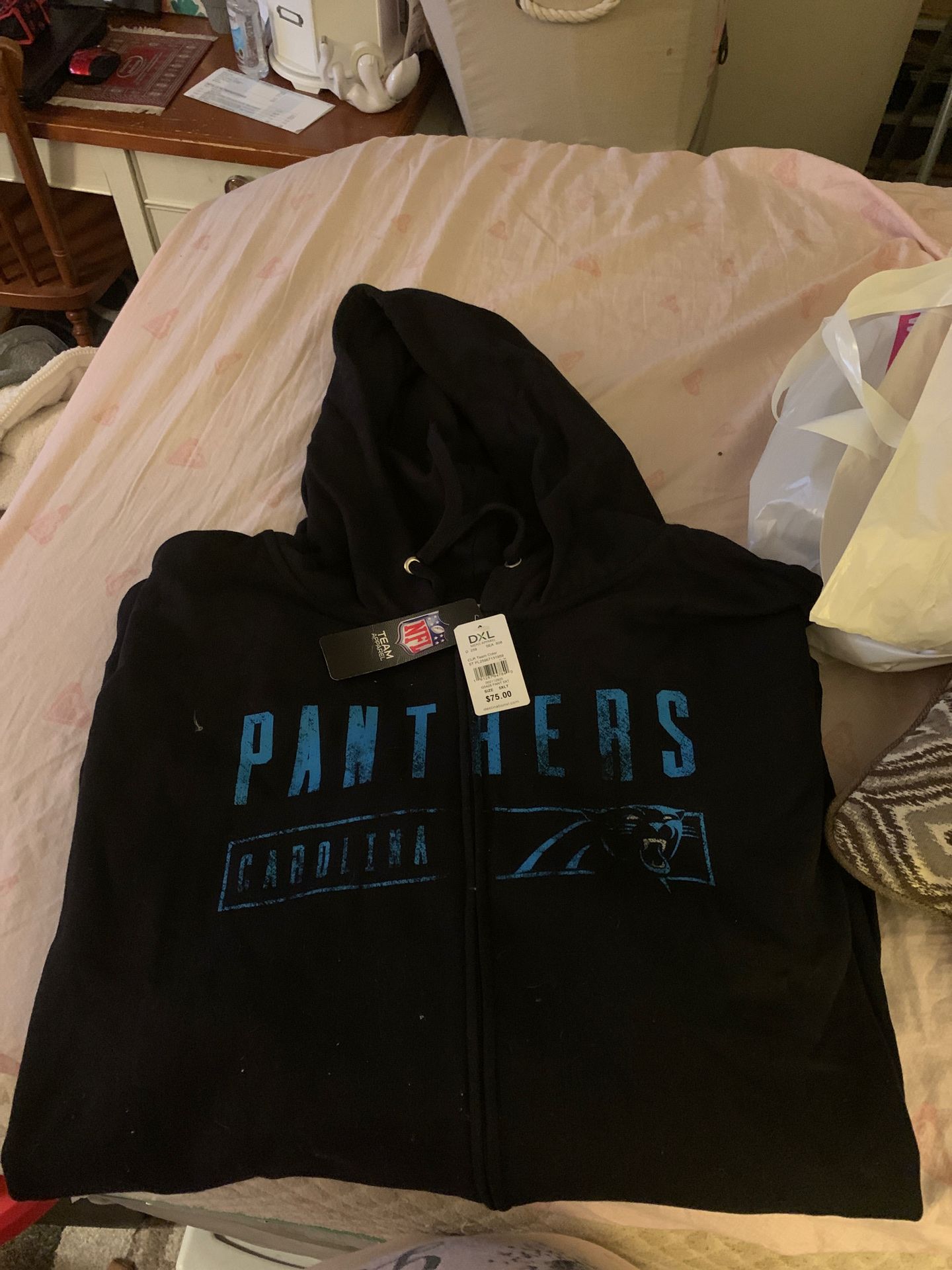 Panthers black hoodie