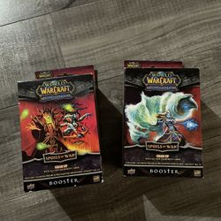 World Of Warcraft miniatures spoils Of war booster (Lot Of 2)